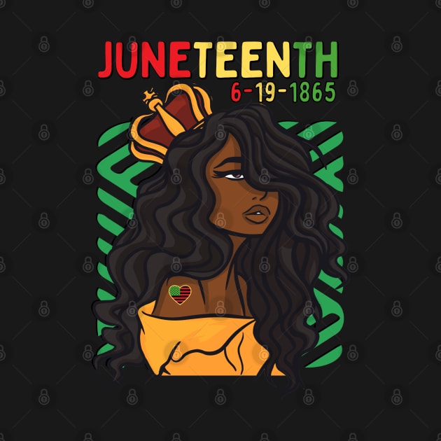 Juneteenth Melanin Queen by Hypnotic Highs