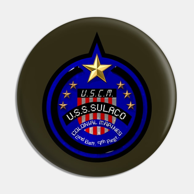 USS Sulaco 3D Pin by CCDesign