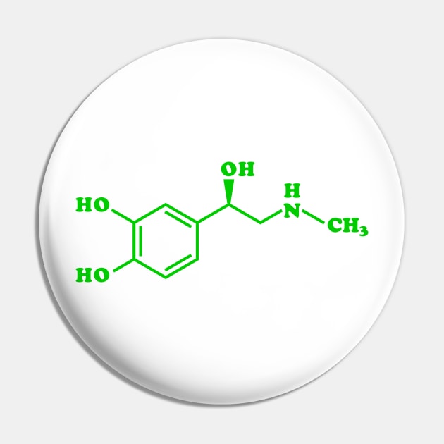 Adrenaline Molecule Chemical Formula Pin by tinybiscuits