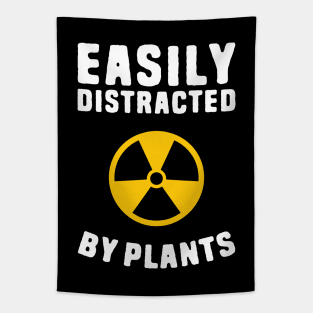 Easily Distracted by plants Tapestry