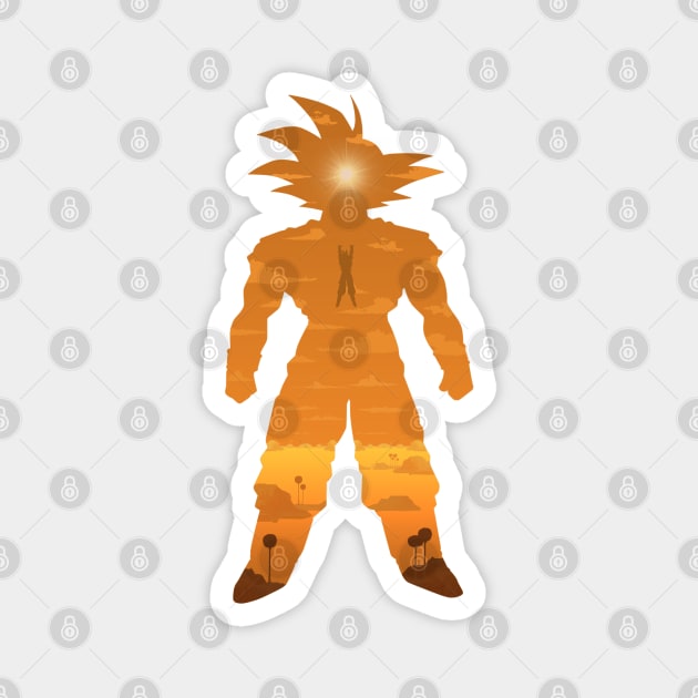 Kakarot Magnet by PluginTees