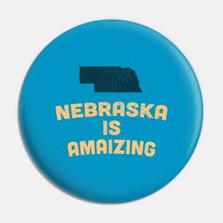 Nebraska Amazing Corn Pun Pin