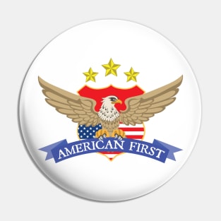 American First Pin