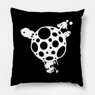 A Grand Day Out Silhouette Pillow