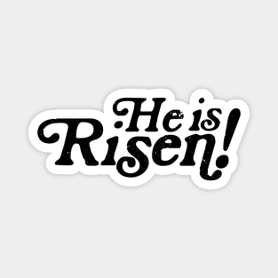 He is Risen! Retro Bible Verse Magnet