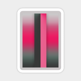 Pink and Grey Gradient Design Magnet