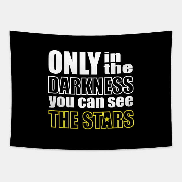 In the darkness you can see stars Tapestry by Amrshop87