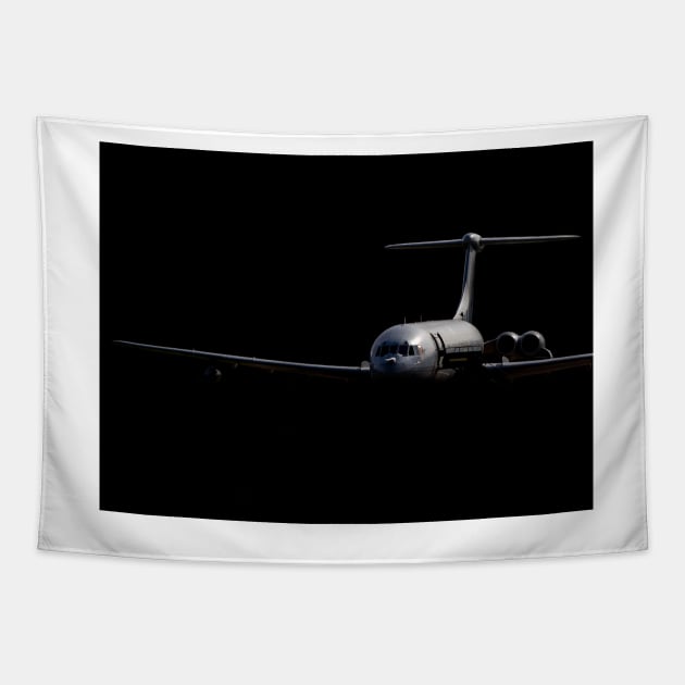 Royal Air Force VC-10 ZD241 Tapestry by captureasecond