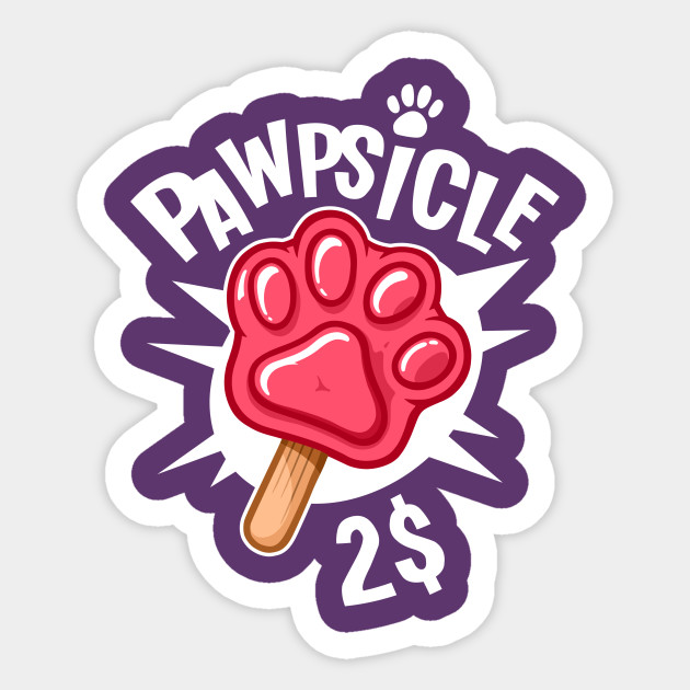 pawpsicle zootopia sticker teepublic