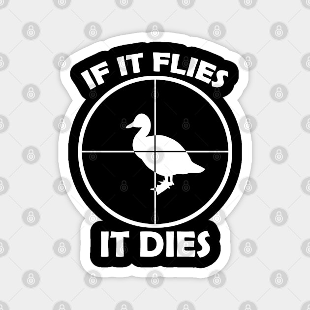 Fast Food Diet - Duck Hunting - Hunter Crosshair Magnet by Trade Theory