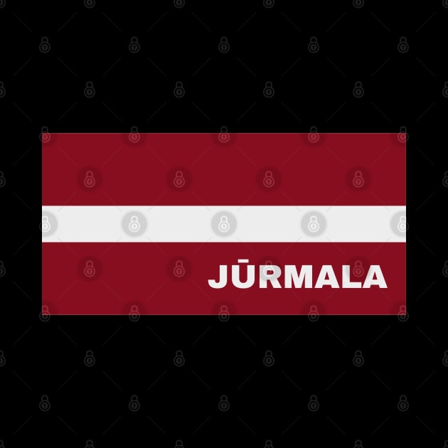 Jūrmala City in Latvian Flag by aybe7elf