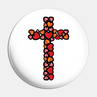 The cross is a symbol of the crucifixion of the Son of God for the sins of mankind. Pin