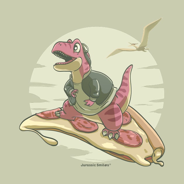 Pizza T Rex | Jurassic Smiles by Alfredoilustra