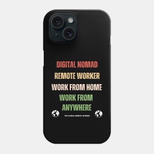 The Remote Worker Family Phone Case