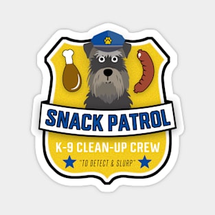 Schnauzer Snack patrol Magnet