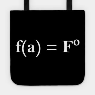 FAFO Math Equation Funny FAFO Meme Tote