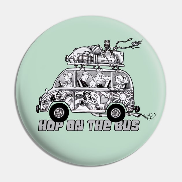 HOP ON THE BUS Pin by Colette