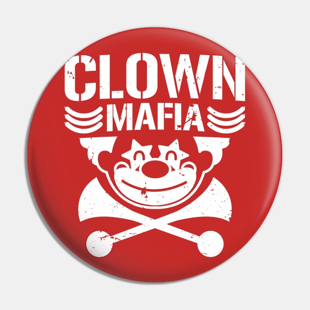 Clown Mafia (white) Pin by JMDCO