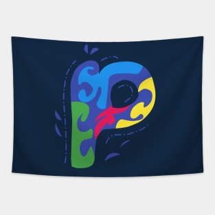 Letter P Tapestry