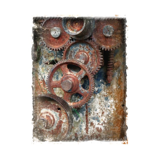 old industrial gears by BessoChicca