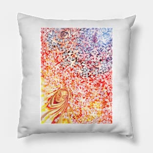 Flowers in My Mind Pillow