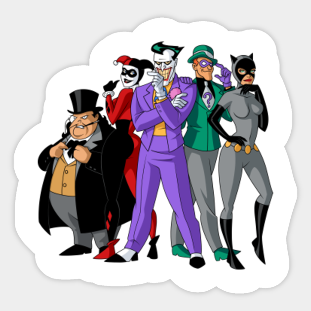 batman enemies clipart