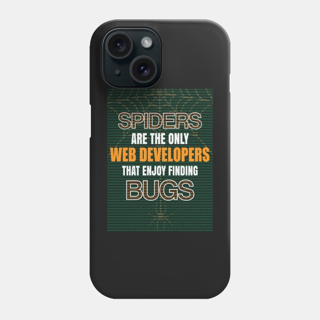 Arachnid Web developer Phone Case by NVDesigns