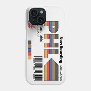 Vintage Philadelphia PHL Airport Retro Travel Pennsylvania Phone Case