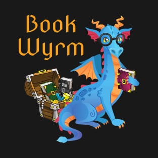 Book Worm Reading Dragon T-Shirt