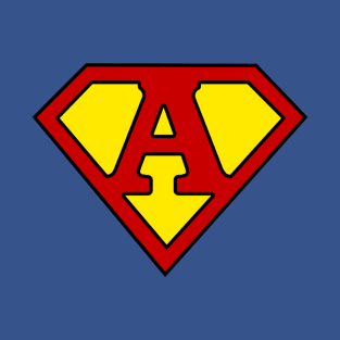 Superhero Symbol Letter A T-Shirt