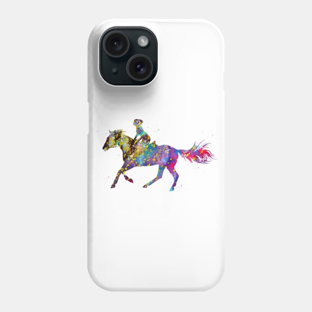 Horse Riding Phone Case by erzebeth