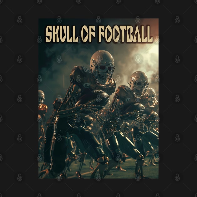 Skull of Football by Dec69 Studio