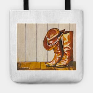 A cowboys work is done Tote