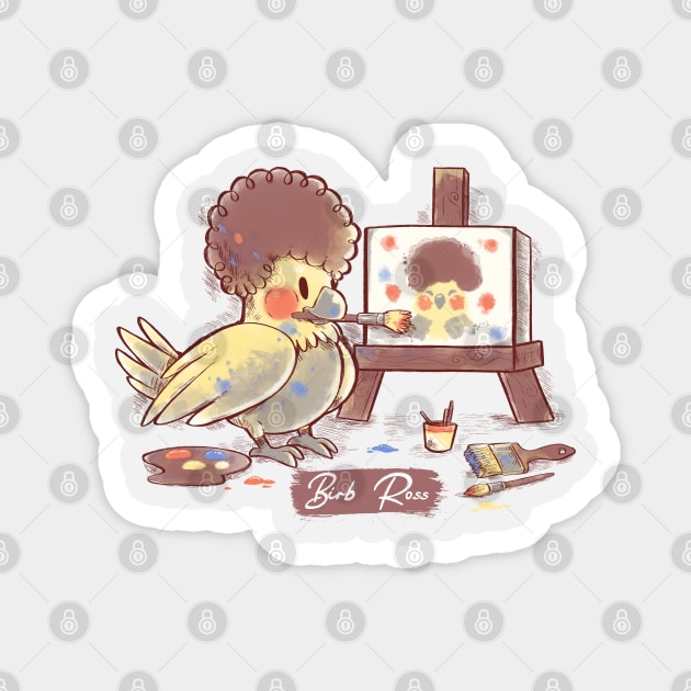 Birb Ross Magnet by TechraNova