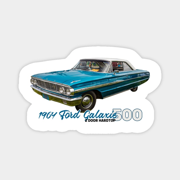 1964 Ford Galaxie 500 2 Door Hardtop Magnet by Gestalt Imagery