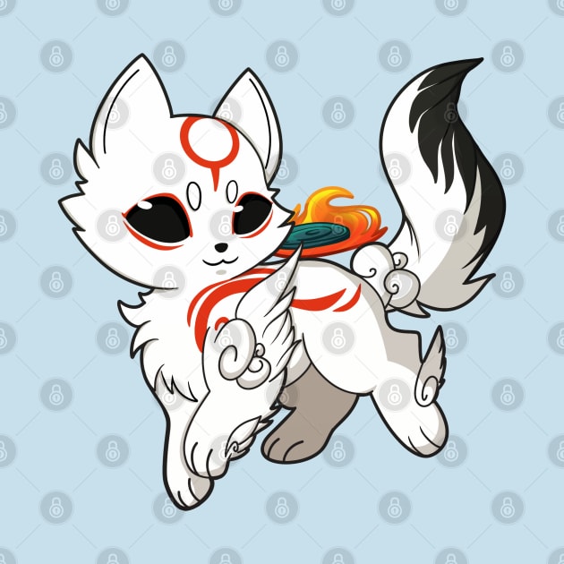 Okami chibi by Gatapan's desings