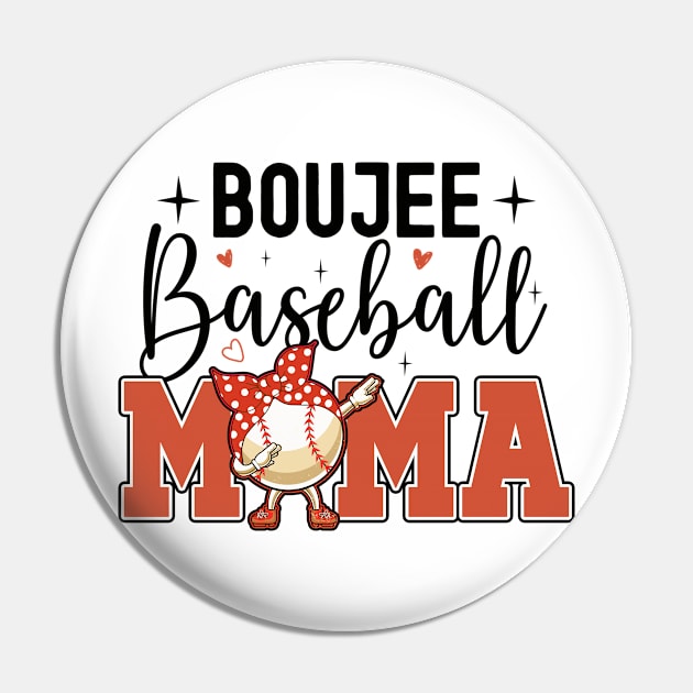 Boujee Baseball Mama Pin by MasutaroOracle