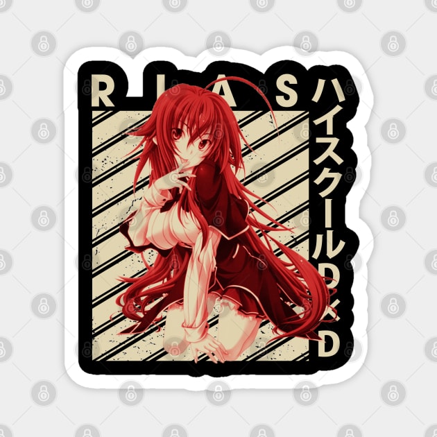The Red Dragon Emperor High School DxD Iconic Character Shirt Magnet by Thunder Lighthouse