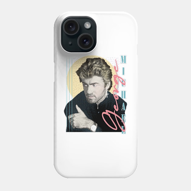 George Michael / Faded Vintage Look Design Phone Case by DankFutura