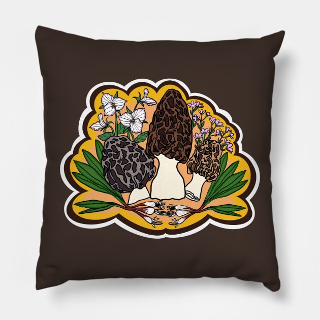 Morel Pillow by 86edwardlee