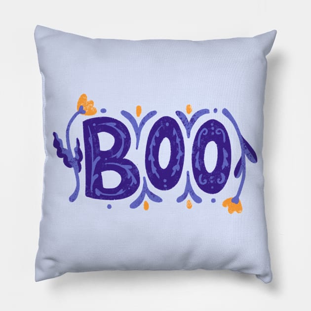 BOO Pillow by Alexandra Franzese