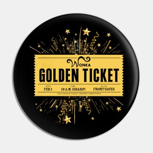 Golden ticket Pin