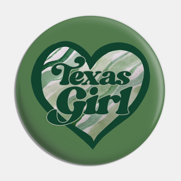 Texas Girl Pin by bubbsnugg