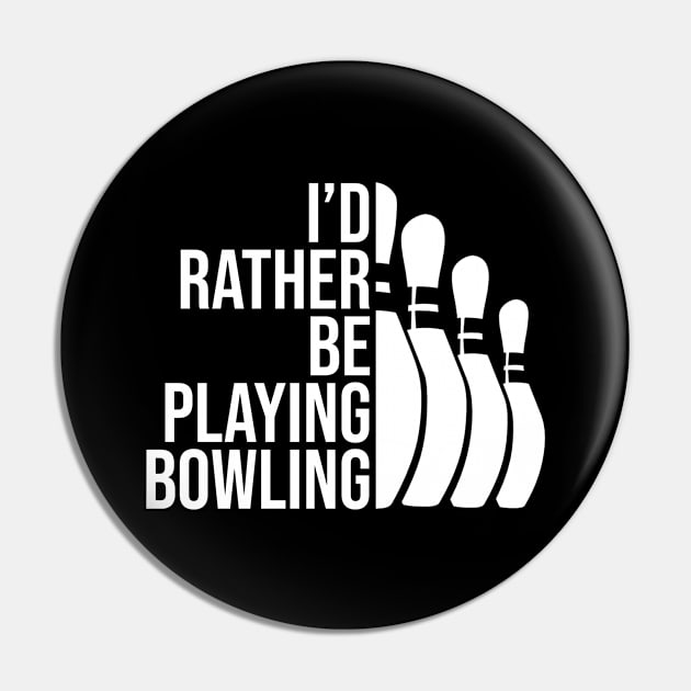 I'd rather be playing bowling job gift. Perfect present for mother dad friend him or her Pin by SerenityByAlex