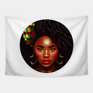 Black History Month Black Pride Distressed Design T-Shirt Tapestry