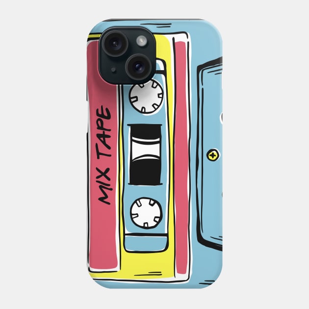 Mix Tape Phone Case by Josué Leal