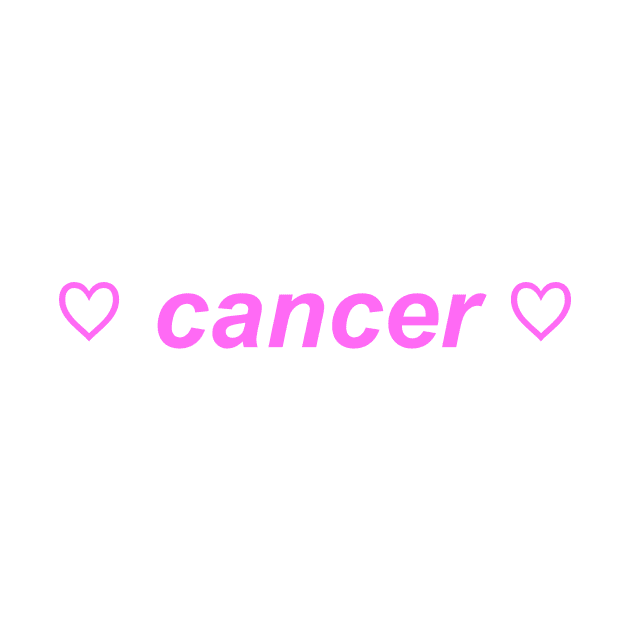 "cancer"  ♡ Y2K zodiac slogan by miseryindx 