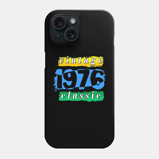 vintage 1976 birthday classic Phone Case by irelandefelder