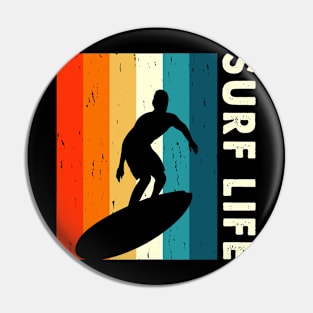 Surfing Life T Shirt For Women Men Pin