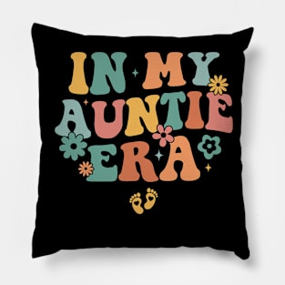 In My Auntie Era Baby Announcement for Aunt Mothers Day Pillow